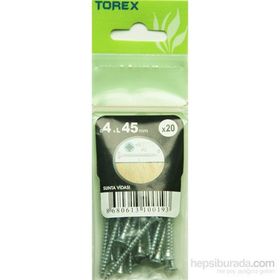 Torex DIN 7505 4x45 mm 20li Sunta Vidası
