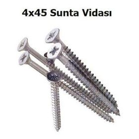 Torex DIN 7505 4x45 mm 20li Sunta Vidası