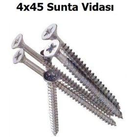 Torex DIN 7505 4x45 mm 20li Sunta Vidası