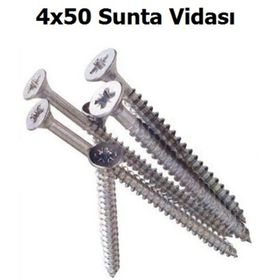 Torex DIN 7505 4x50 mm 20li Sunta Vidası