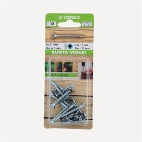 Torex DIN 7505 5 mm 5x35 mm Sunta Vidası