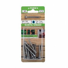 Torex DIN 7505 5 mm 5x45 mm Sunta Vidası