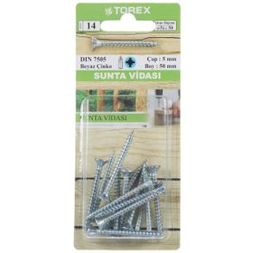 Torex DIN 7505 5 mm 5x50 mm Sunta Vidası