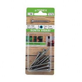 Torex DIN 7505 5 mm 5x50 mm Sunta Vidası