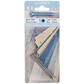 Torex DIN 7505 5 mm 5x70 mm Sunta Vidası