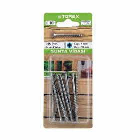 Torex DIN 7505 5 mm 5x70 mm Sunta Vidası
