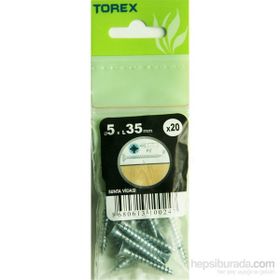 Torex DIN 7505 5x35 mm 20li Sunta Vidası