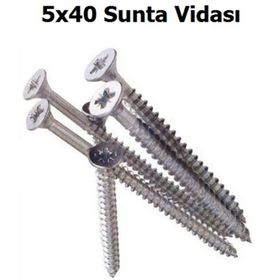 Torex DIN 7505 5x40 mm 15li Sunta Vidası