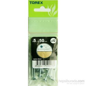 Torex DIN 7505 5x50 mm 12li Sunta Vidası