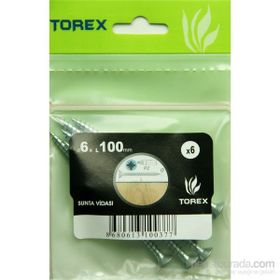 Torex DIN 7505 6x100 mm 6lı Sunta Vidası