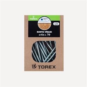 Torex DIN 7505 Kutu 6 mm 6x70 mm Sunta Vidası