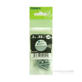 Torex DIN 7981 3.5x22 mm 30lu YSB Sac Vidası