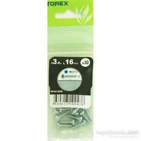 Torex DIN 7981 3.9x16 mm 30lu YSB Sac Vidası