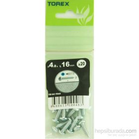 Torex DIN 7981 4.8x16 mm 20li YSB Sac Vidası