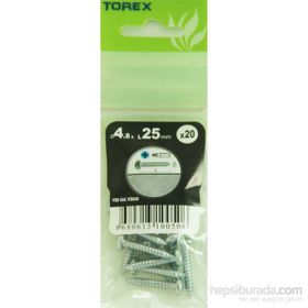 Torex DIN 7981 4.8x25 mm 20li YSB Sac Vidası