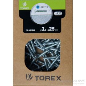 Torex DIN 7982 3.9x25 mm 120li YHB Sac Vidası