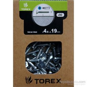 Torex DIN 7982 4.8x19 mm 90lı YHB Sac Vidası