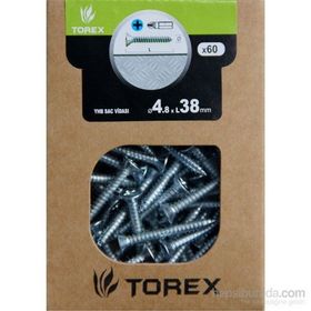 Torex DIN 7982 4.8x38 mm 60lı YHB Sac Vidası