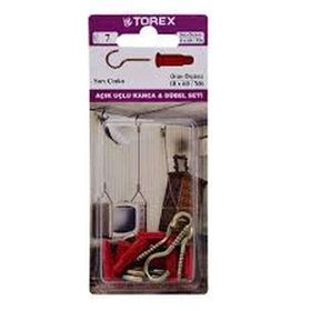Torex Kapalı Kanca 18x60 mm + Grapex Dübel