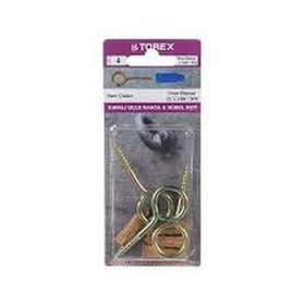 Torex Kapalı Kanca 18x60 mm + Grapex Dübel