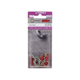 Torex Kapalı Kanca 18x60 mm + Grapex Dübel
