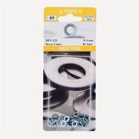 Torex M4 DIN 125 Düz Pul