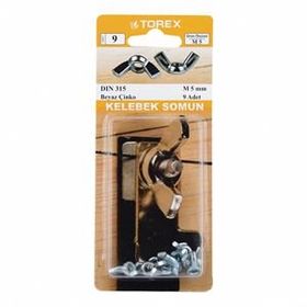 Torex M4 DIN 315 Kelebek Somun