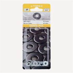 Torex M4 DIN 9021 Geniş Pul