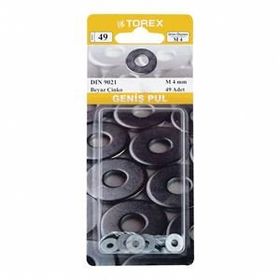 Torex M4 DIN 9021 Geniş Pul