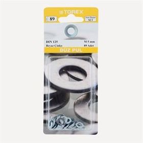 Torex M5 DIN 125 Düz Pul