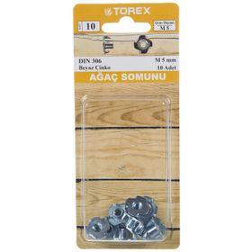 Torex M5 DIN 306 Ağaç Somunu