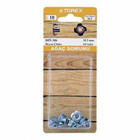 Torex M5 DIN 306 Ağaç Somunu