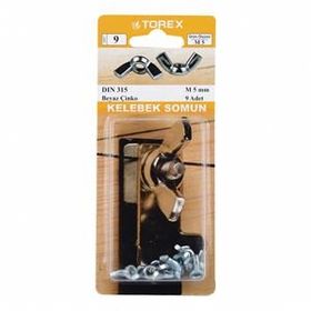 Torex M5 DIN 315 Kelebek Somun