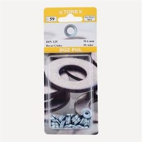 Torex M6 DIN 125 Düz Pul