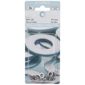 Torex M6 DIN 125 Düz Pul