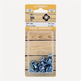 Torex M6 DIN 306 Ağaç Somunu