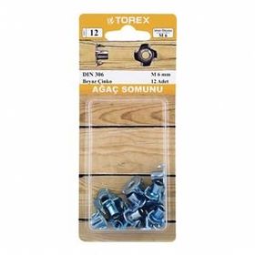 Torex M6 DIN 306 Ağaç Somunu