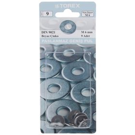 Torex M6 DIN 9021 Geniş Pul