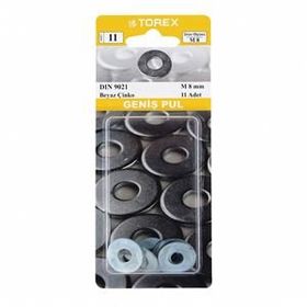 Torex M8 DIN 9021 Geniş Pul
