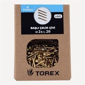Torex Sarı Fosfat 2x20 mm Çelik Çivi