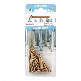 Torex Sarı Fosfat 2x30 mm Çelik Çivi