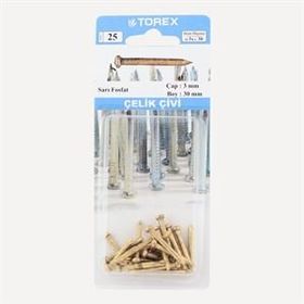 Torex Sarı Fosfat 3x30 mm Çelik Çivi