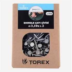 Torex Shingle Nikel 3.10x2 mm Çatı Çivisi