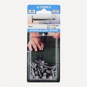 Torex Shingle Nikel 3.10x2 mm Çatı Çivisi