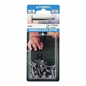 Torex Shingle Nikel 3.10x2 mm Çatı Çivisi