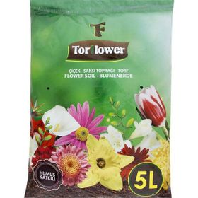 Torflower 5 lt Çiçek Saksı Toprağı
