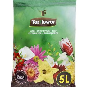 Torflower 5 lt Çiçek Saksı Toprağı