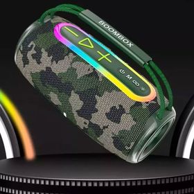 Torima Boombox 680 Yeşil Kamuflaj IPX6 Kablosuz 30 W Bluetooth Hoparlör