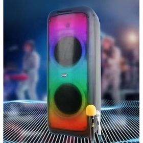 Torima BTS-1938 Siyah RGB Işıklı Taşınabilir Bluetooth Hoparlör