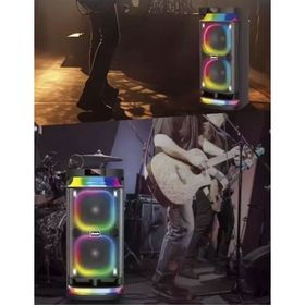 Torima BTS-1989 RGB Işıklı Karaoke Mikrofonlu Kumandalı Bluetooth Hoparlör